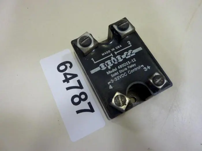 Used OPTO 22 480D15-12 Relays & Switches Michigan US | Ideal Machinery #597375
