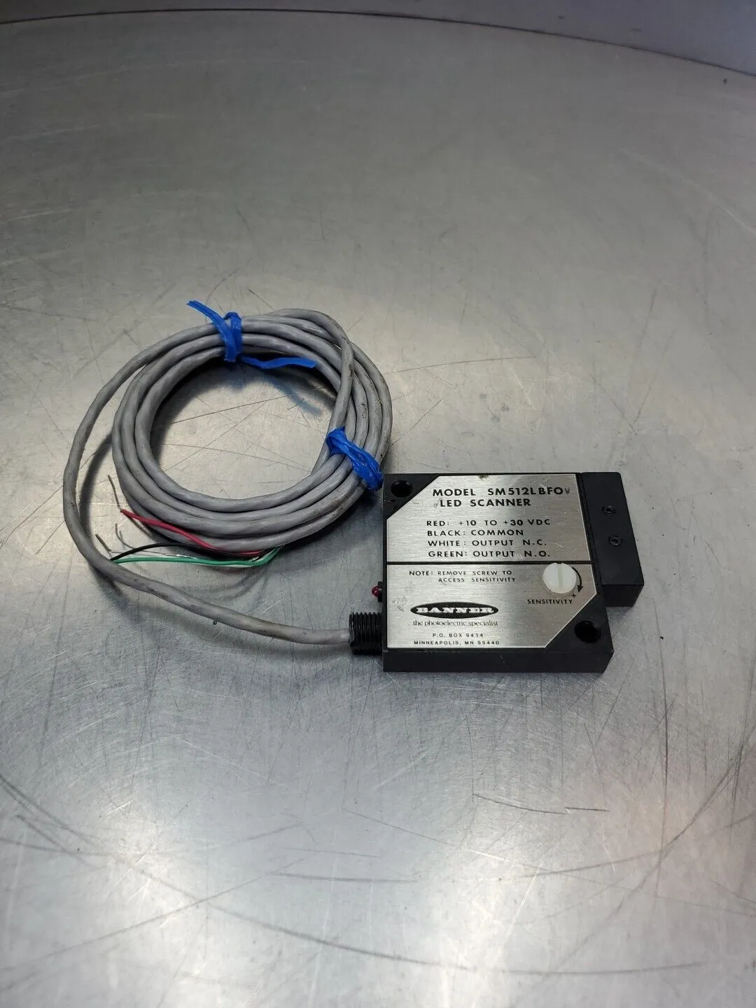 Banner SM512LBFOV 10-30VDC LED Scanner Module. 5E-17