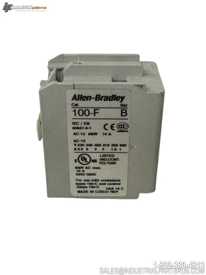 Used ALLEN-BRADLEY 100-F Contact Blocks Kentucky US | Industrial Parts R Us Inc. #917323