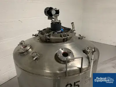 N/A 1,400 Liter Stainless Steel Mix Tank