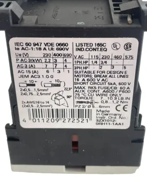 NEW SIEMENS 3RT1015-1AP01 CONTACTOR 3RT10151AP01