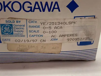 New | in-Stock YOKOGAWA YE/251340LSPK Meters - Misc | Surplus Asset Holdings #1206796