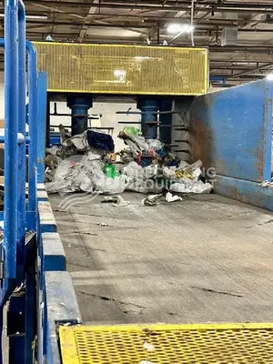 USED HUSTLER BALE BREAKER/SORT LINE