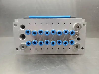 FESTO CPV14-GE-FB-8-CPI 8-Slot Rack w/(161360)(187846) Modules. 6C-19