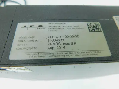 Used IPG YLP-C-1-100-30-30 Miscellaneous Laboratory Equipment Texas US | Aucto #1455832