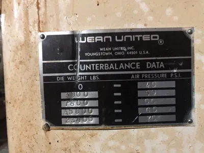 USED 1981 WARCO WARCO SC2-600-96-48 PRESS
