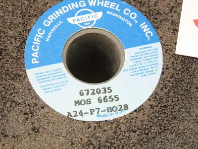 Pacific A24-P7-BO28 Grinding Wheel 5-1/2" x3"x1" Lot of 8