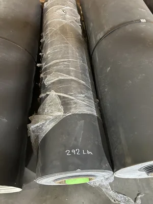New 6 Rolls 59.5″ Smooth Top Rubber Conveyor Belt 3mm x Approx. 700′