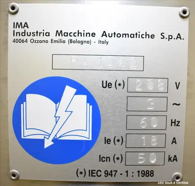 Used IMA PRECISA 12 Checkweighers - Pharma Tablet - Capsule Illinois US | Aaron Equipment #86665