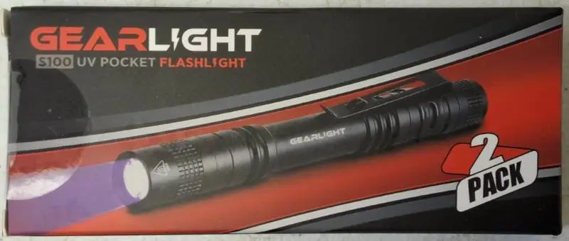 Gear Light S100 UV Pocket Flashlight - 2 Pack (View Photo)