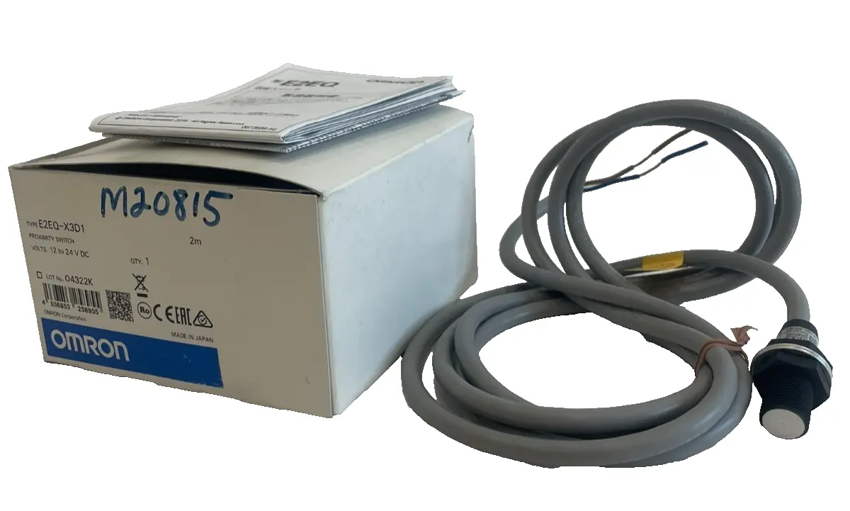 NEW OMRON E2EQ-X3D1 PROXIMITY SWITCH 2M 12 to 24VDC E2EQX3D1