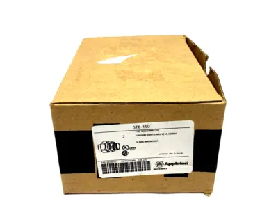 STB-150,STB150,STB 150 | Appleton STB-150 Liquidtight Connector With Insulated Throat, 1-1/2" STB150 2PK - New – Open box