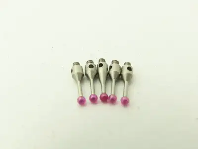 Renishaw A/5000-7807 M2 CMM Touch Probe Ruby Ball 2mm Stylus 10mm Lot of 5