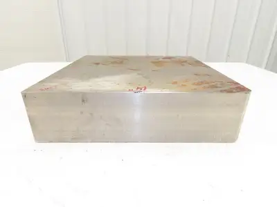 Mild Carbon Steel Flat Ground Stock 3.65" x 14" Square  200Lbs