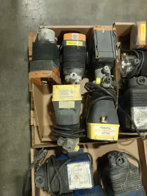 PALLET OF ASSORTED METERING PUMPS, MILTON ROY, PULSATRON, PROMINENT