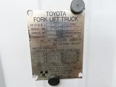 Nishina Kogyo 67610-25030-71 Hydraulic 3-Spool Forklift Mast Control Valve