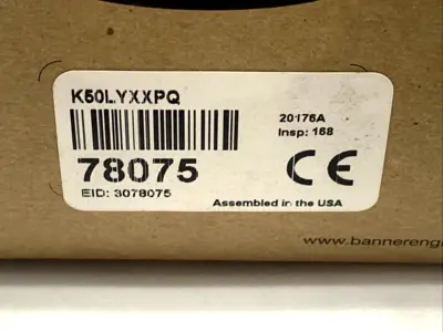 New | in-Stock Banner K50LYXXPQ Light Source Equipment Michigan US | Maverick Industrial Sales #1396391