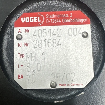 Used Vogel 405142-004 Misc Electrical & Power Parts Indiana US | J&J Industrial Supply #1292067