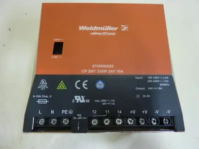 Used WEIDMULLER 8708680000 Power Supplies Michigan US | Ideal Machinery #756844