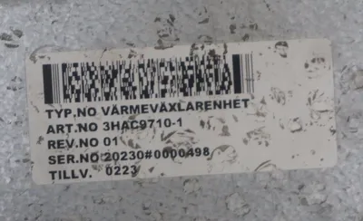 USED ABB VARMEVAXLARENHET