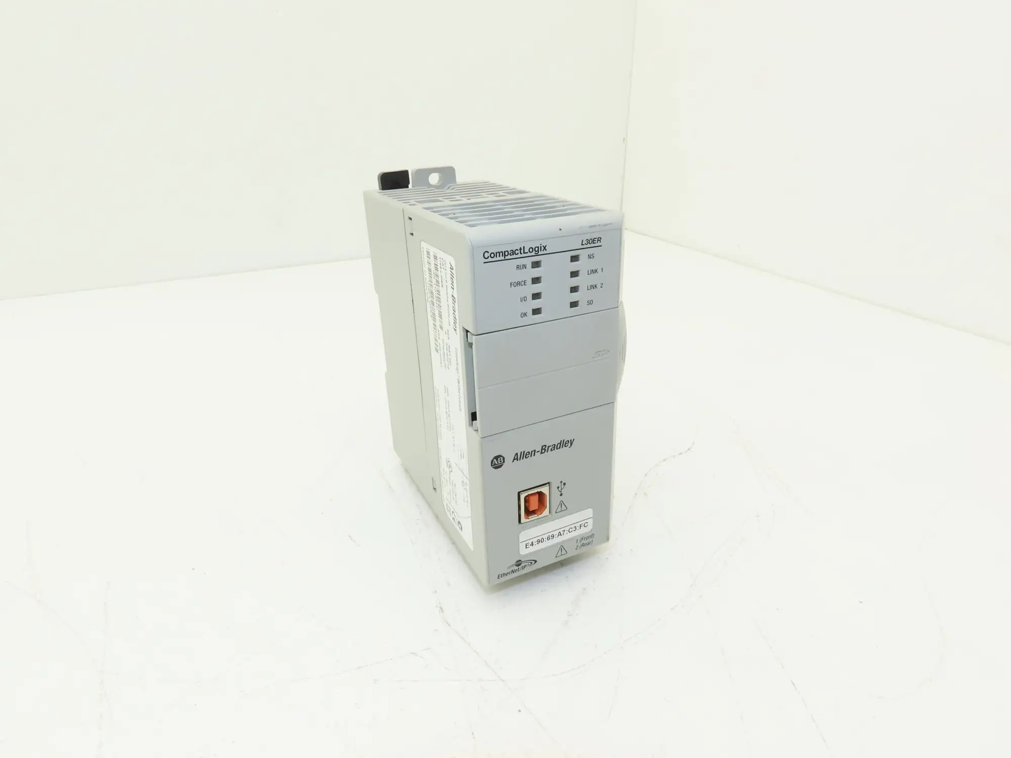 Allen Bradley 1769-L30ER CompactLogix 1MB Ethernet Controller Ser A FW 1.002