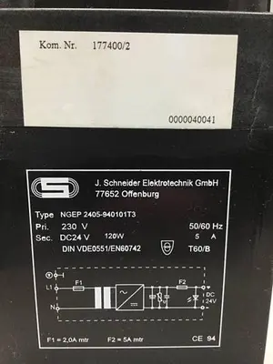 USED J SCHNEIDER NGEP 2405-940101T3