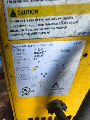USED APPLIED ENERGY A15236