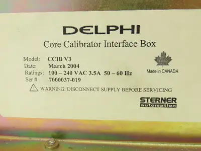 Delphi PODS-B CCIB V3 Core Calibrator Interface Box