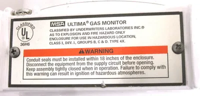 ULTIMA 36H6 GAS MONITOR