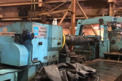 Used 2015 WORLD MACHINERY WORKS RGC 1400 X 5000 Roll Grinders New Jersey US | National Machinery Exchange #1498739