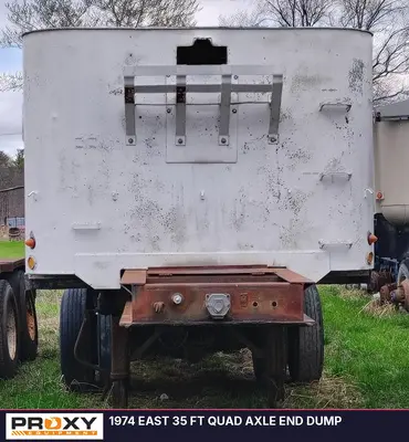 Used 1974 EAST 35 FT QUAD AXLE END DUMP Dump Trailers Ohio US | Proxy Equipment #1388856