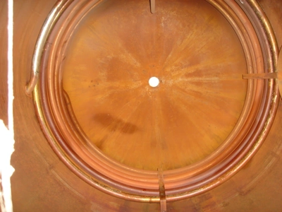 4500L S/S Enclosed Tank Internal Coil