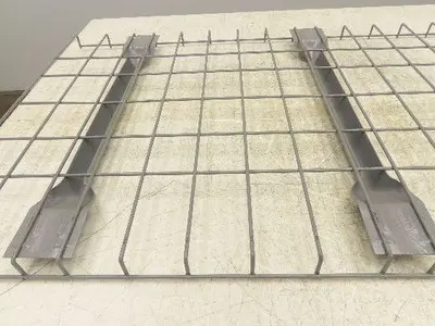New Pallet Rack Wire Deck 24x46" Waterfall 3 Flared Channel Racking 2500lb Mesh