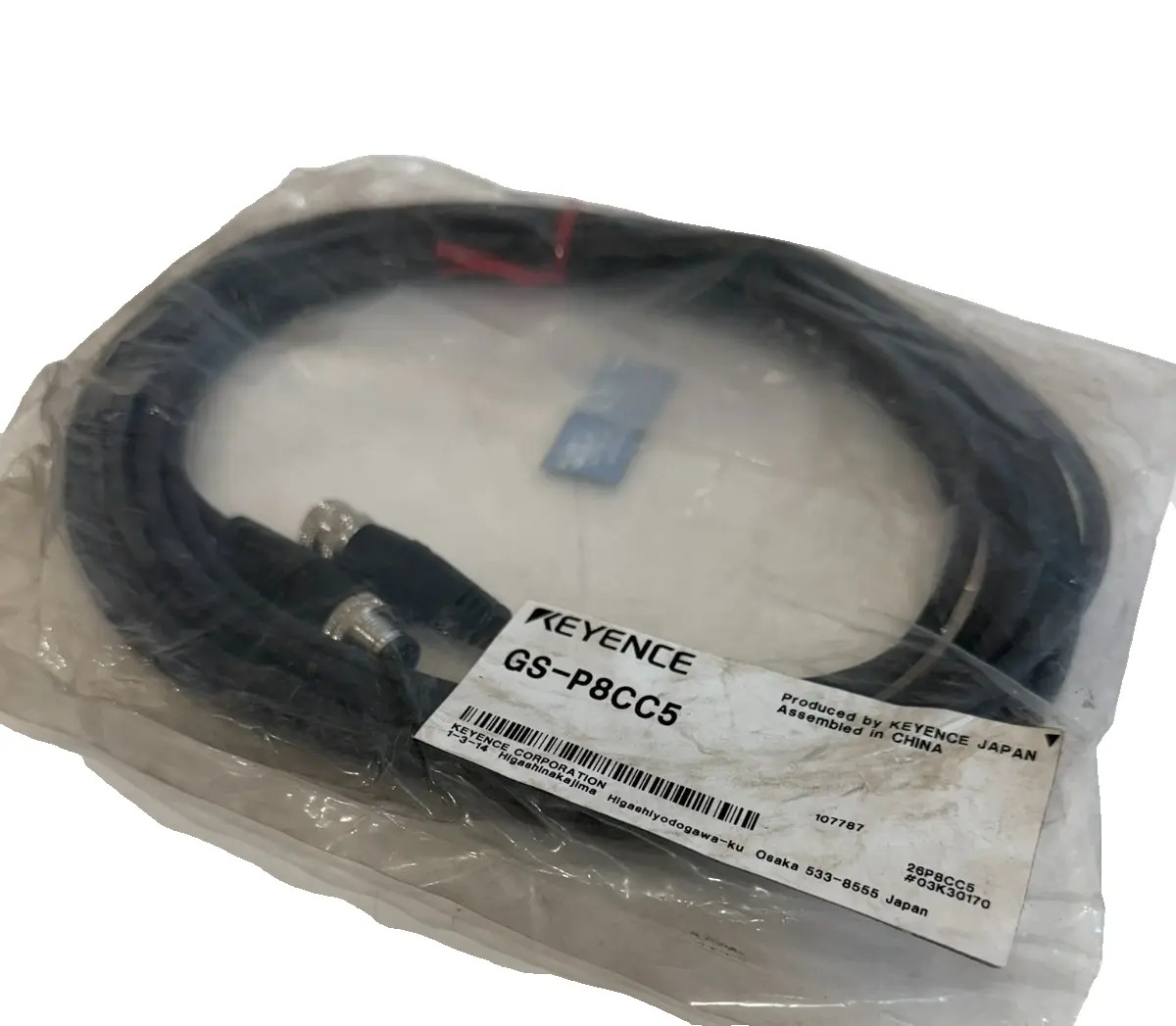 NEW KEYENCE GS-P8CC5 EXTENSION CABLE GSP8CC5