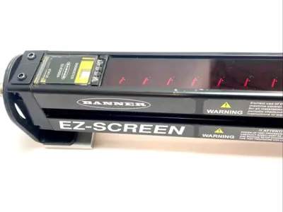 Used BANNER EZ-SCREEN LIGHT CURTAIN SET /SLSCR30-600Q8 EMITTER/RECEIVER Light Curtains & Grids | Maverick Industrial Sales #1104273