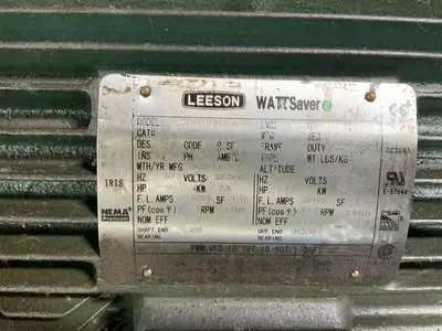Used 2013 LEESON C215T17FB43C Motors (misc) Ohio US | HGR 24 #1319789