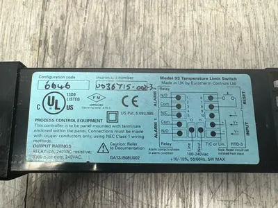 EUROTHERM MODEL 93 Electrical/PLC/Automation | ESS Industrial Equipment Sales (7)