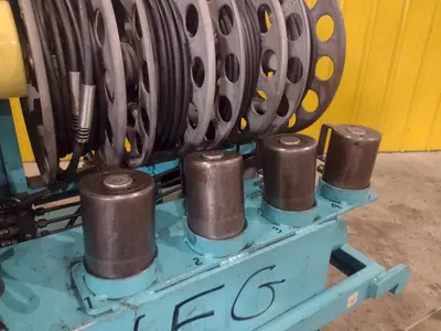 40 TON MODERN HYDRAULICS 4 CYLINDER PORTABLE HYDRAULIC DIE SETTING & SEPARATING SYSTEM: STOCK #23773