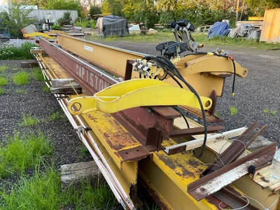 1.5 Ton Underhung Bridge Crane - (24' span) 25' 8"L x 10"H x 4.75"W