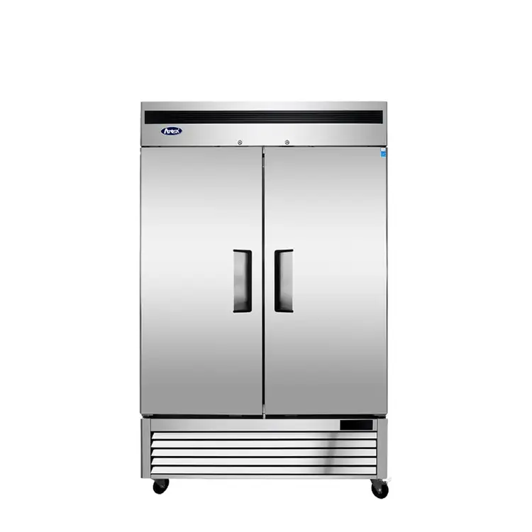 New | in-Stock Atosa New Atosa MBF8507GR - Bottom Mount Two (2) Door Reach-in Refrigerator 115V Refrigerators Illinois US | Falcon Restaurant Supply #1375656