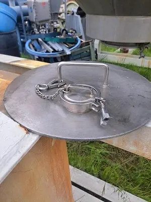 Mixer, Conical, 100 CF, 304 Stainless Steel, Gemco, 7.5 HP, #S741455