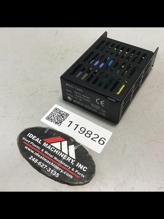 Used WORLD TECH WTC-1505 Power Supplies Michigan US | Ideal Machinery #920734