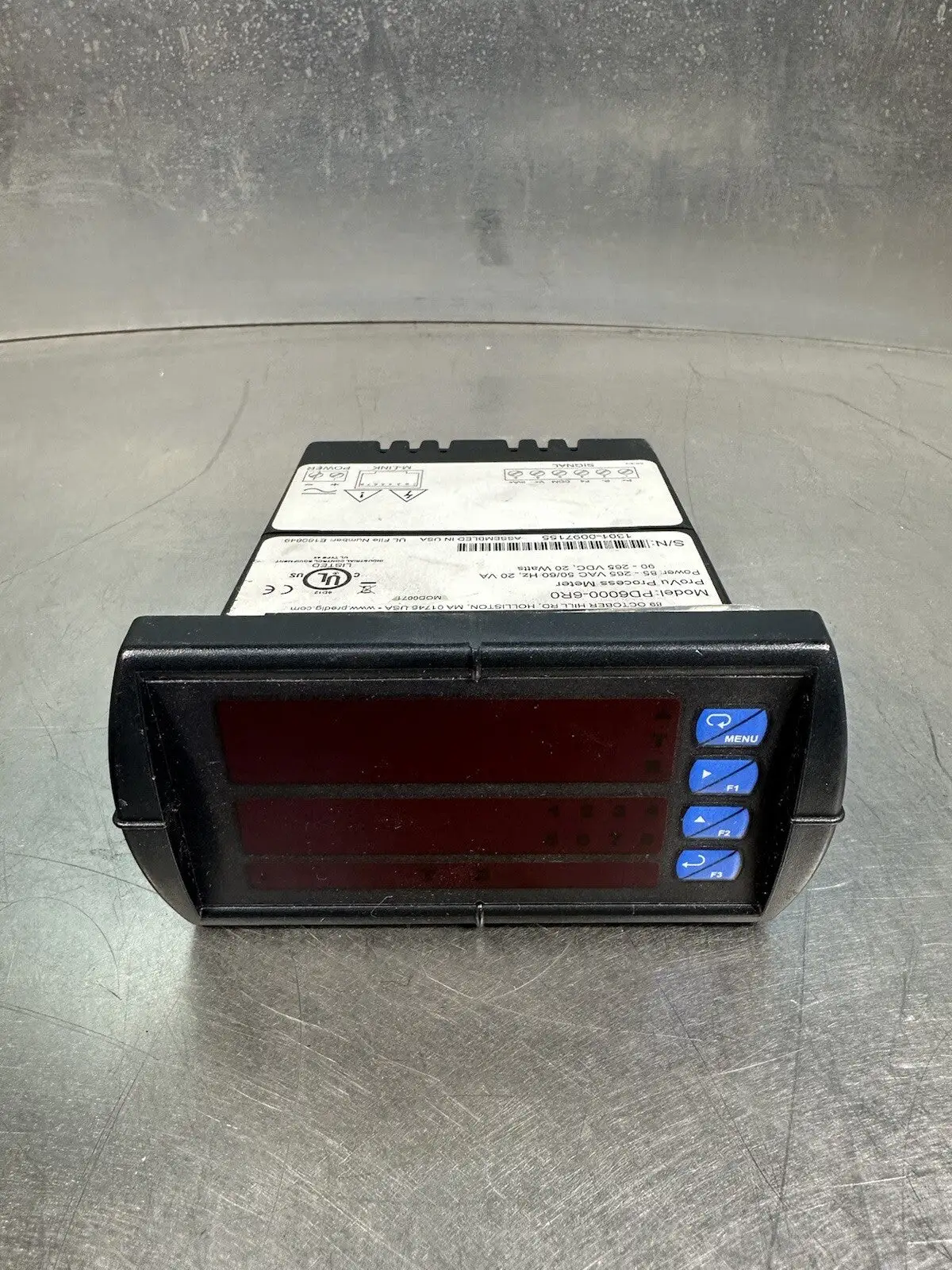 Precision Digital PD6000-6R0 Process Digital Panel Meter (BIN-1.5.5)