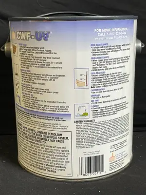 Flood CWF-UV Exterior Wood Finish - Redwood Tone, Oil-Based UV-Resistant, 1 Gallon