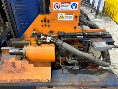 2" X 60' PEDDINGHAUS MODEL #1000/1B OCEAN AVENGER CNC STRUCTURAL BEAM DRILL LINE 2008: YOBRO #23978