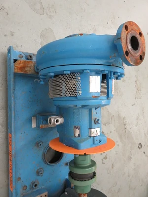 Goulds pump model 3196 MTi size 2x3-13 material DI/316 with base and motor , Unused Spare Room