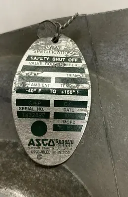 New | in-Stock ASCO V710KASV15 Pump & Valve Parts Ohio US | Surplus Asset Holdings #1243033