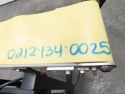 QC Industries 200x900mm Belt Conveyor on Casters 120V Variable Speed 7-80FPM
