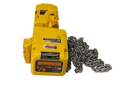 NEW HARRINGTON NER005L HOIST 1/2 TON 208-230/460V 15FT