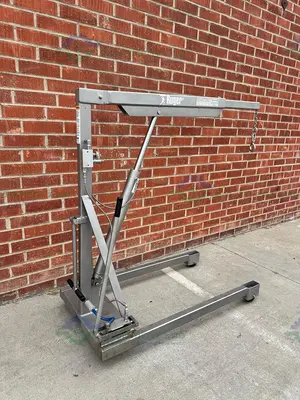 Used RUGER HP1000 SS PORTABLE FLOOR CRANE 1000 LBS CAPACITY OVERALL WIDTH 31.5" Cranes (Misc) California US | Equipment Lab #1402852